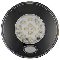 LED INT LAMP BLK BASE WITH SWITCH 12V