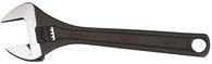 Wide Jaw Premium Adjustable Wrench 375mm Black