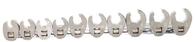 Spanner Set Quad Drive Crowfoot Metric 10 PC