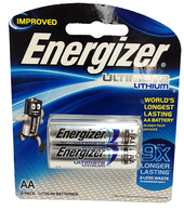 ENERGIZER BATTERY LITHIUM AA BP2