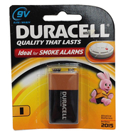 DURACELL BATTERY ALKALINE 9 VOLT BP1