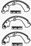 RDA Brake Shoe 295mm x 50mm