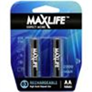 BATTERY RECHARGEABLE AA 2500MAH 2 PACK