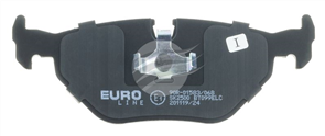 EURO-LINE BRAKE PADS SET BMW 5 SERIES (E34) 1989-06 BT099ELC