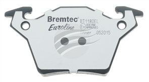 EURO-LINE BRAKE PADS SET BT1180ELC