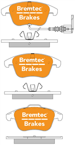 PRO-LINE BRAKE PADS SET AUDI Q3 (8U) 2.0TDi 2011- BT1384PRO