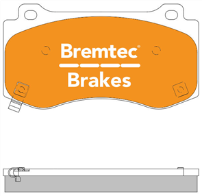 PRO-LINE FRONT BRAKE PADS SET CHRYSLER 300C 6.1 SRT8 BREMBO BT1395PRO