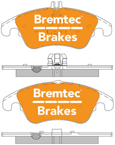 PRO-LINE BRAKE PADS SET MERCEDES W204 SPORT PACKAGE BT1409PRO