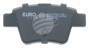 EURO-LINE BRAKE PADS SET PEUGEOT 307 1.6, 2.0 (BOSCH) BT1437ELC