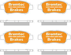 PRO-LINE BRAKE PADS SET TOYOTA ECHO 2000- BT157PRO