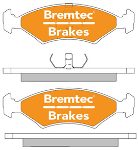 TRADE-LINE BRAKE PADS SET MAZDA 131 (BAJ) 1996-02 BT1695TS