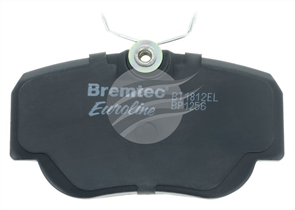 EURO-LINE BRAKE PADS SET MERCEDES W201 C-CLASS 1982-87 BT1812ELC