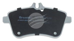 PRO-LINE BRAKE PADS SET MERCEDES A-CLASS A200 (W169) BT1938PRO