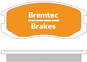 TRADE-LINE BRAKE PADS SET MITSUBISHI LANCER CA, CB 1.5 BT194TS