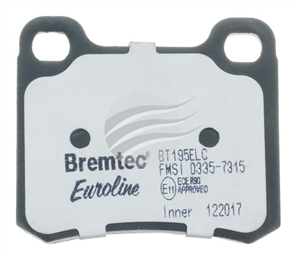 EURO-LINE BRAKE PADS SET MERCEDES E-CLASS (W124) E300 BT195ELC