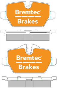 TRADE-LINE REAR BRAKE PADS SET BMW 1 SERIES 120i (E87) 2004- BT1965TS