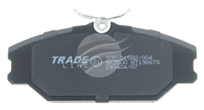 TRADE-LINE BRAKE PADS SET RENAULT SCENIC 1.8, 1999-03 BT1966TS