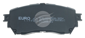EURO-LINE BRAKE PADS SET MAZDA 6 (GJ, GH) 2.5L 2012- BT19820ELC