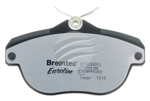 EURO-LINE BRAKE PADS SET CITROEN C6 3.0V6 2008- BT20340ELC