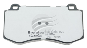 EURO-LINE HD BRAKE PADS SET MERCEDES S500 (W221) BREMBO BT2051ELH