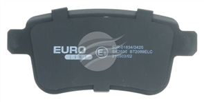 EURO-LINE BRAKE PADS SET RENAULT KANGOO 1.5di, 1.6 16V BT2069ELC