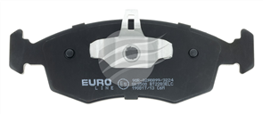 EURO-LINE FRONT BRAKE PADS SET FIAT PANDA BT2283EL