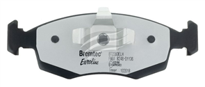 EURO-LINE HD FRONTBRAKE PADS SET FIAT PANDA (312) 1.2D 2012- BT2283ELH