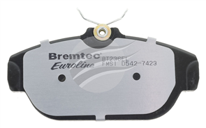 EURO-LINE BRAKE PADS SET VOLVO 940 2.0L 1990- BT236ELC