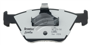 EURO-LINE BRAKE PADS SET BMW 5 SERIES (E39) 1996- BT238ELC