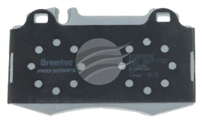 PRO-LINE FRONT BRAKE PADS SET MERCEDES C CLASS (W203) 200 BT281APRO