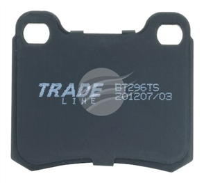 TRADELINE BRAKE PAD SET REAR MERCEDES 200 SERIES 1985-92 BT296TS