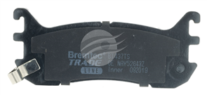 TRADE-LINE BRAKE PADS SET MAZDA 323 BH 1.8 1994-98 BT437TS
