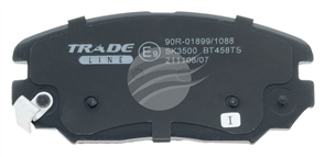 TRADE-LINE BRAKE PADS SET HYUNDAI SONATA 3.3 V6 NF 2005- BT458TS