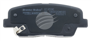 4WD BRAKE PADS SET HYUNDAI SANTE-FE (CM) 2.2 CRDi BT459E