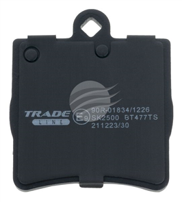 TRADE-LINE BRAKE PADS SET MERCEDES SLK ROADSTER (R171) BT477TS