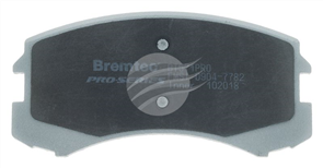 PRO-LINE BRAKE PADS SET MITSUBISHI LANCER CG 2002- BT571PRO