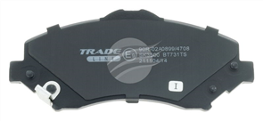 TRADE-LINE FRONT BRAKE PADS SET JEEP WRANGLER 3.7i V6 2007- BT731TS