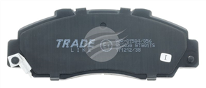 TRADE-LINE BRAKE PAD FRONT SET ACCORD CIVIC CRV HRV INTEGRA BT801TS