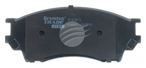 TRADELINE BRAKE PAD SET FRONT FORD COURIER XL 4WD 2.5, 2.6 BT838TS