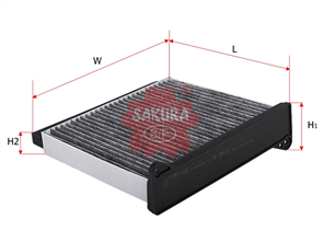 CABIN FILTER FITS RCA206C WACF0142 CARBON ACTIVATED CAC-1006