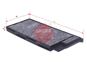 CABIN FILTER FITS WACF0162 90512706 CAC-11220