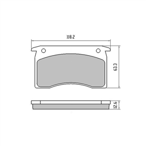 FRONT DISC BRAKE PADS - HOLDEN TORANA A9X CERAMIC