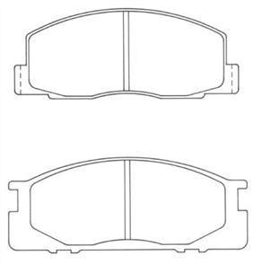 FRONT BRAKE PADS TOYOTA LITEACE TOWNACE TARAGO MASTER ACE DB1122F