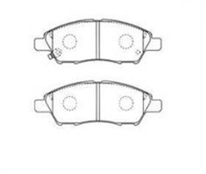 FRONT DISC BRAKE PADS - NISSAN TIIDA 06-