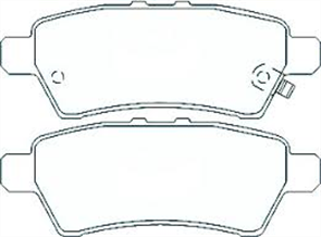 REAR DISC BRAKE PADS - NISSAN PARTHFINDER R51 05-