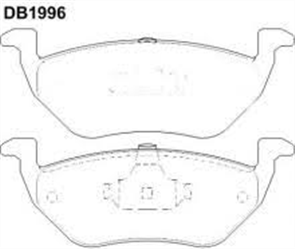 REAR DISC BRAKE PADS - FORD ESCAPE MAZDA TRIBUNE 04-08