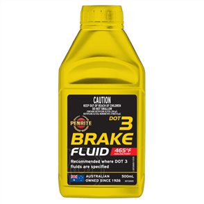 DOT 3 Brake Fluid 500mL