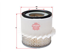 AIR FILTER FITS HDA5517 WA803 FA3076 AS-1708 FAS-1708