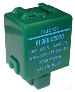 Flasher Relay 12V Electronic 57W (Max) - 3 Terminals