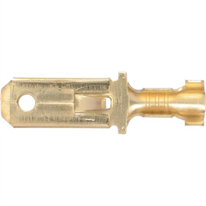 Crimp Terminal Male Blade Brass Terminal Entry 6.3 x 0.8mm Non Insulat